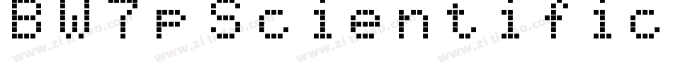 BW7p Scientific Eigh字体转换